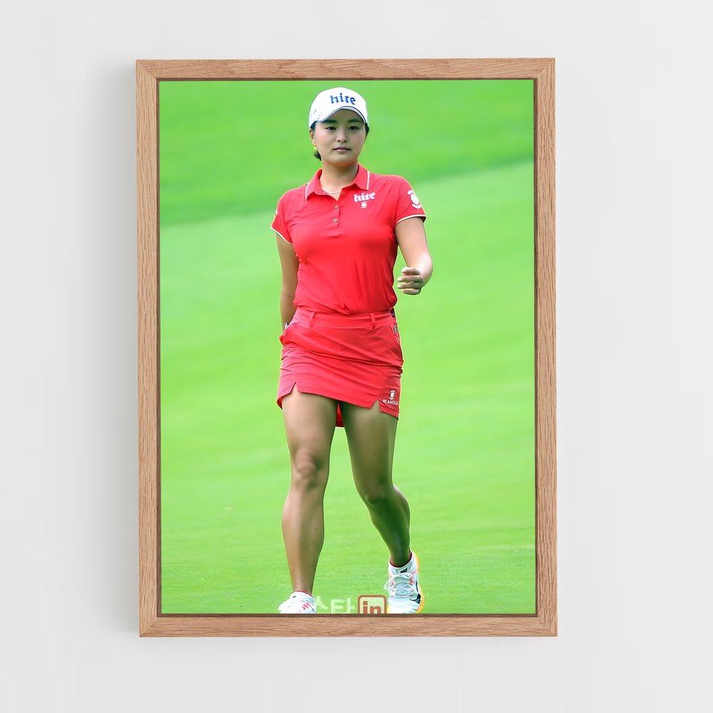 Poster Jin young tee – affiche Golf (vue 4)